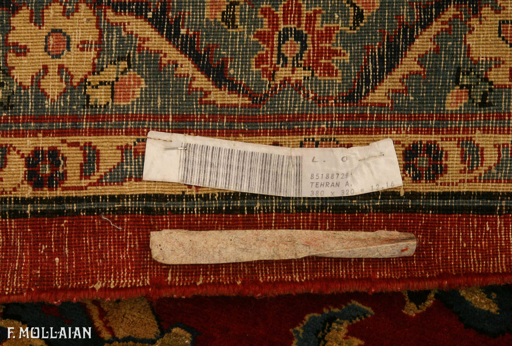 Antique Persian Tehran Carpet Part Silk n°:85188729